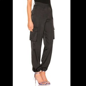 Superdown Seleste Drawstring Black Jogger Trouser Pant - Small